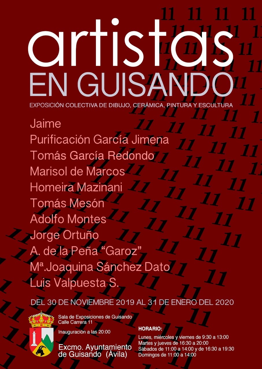 Del 30 Nov al 31 Ene: Exposición colectiva en #Guisando