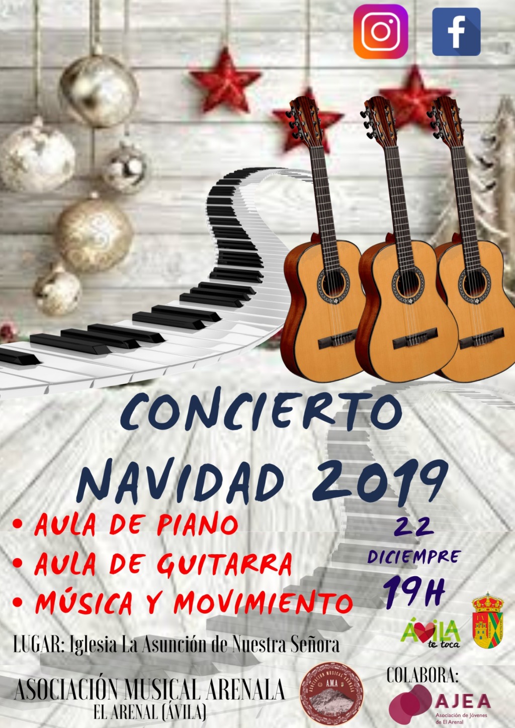 22 Dic: Concierto de Navidad 2019 en #ElArenal