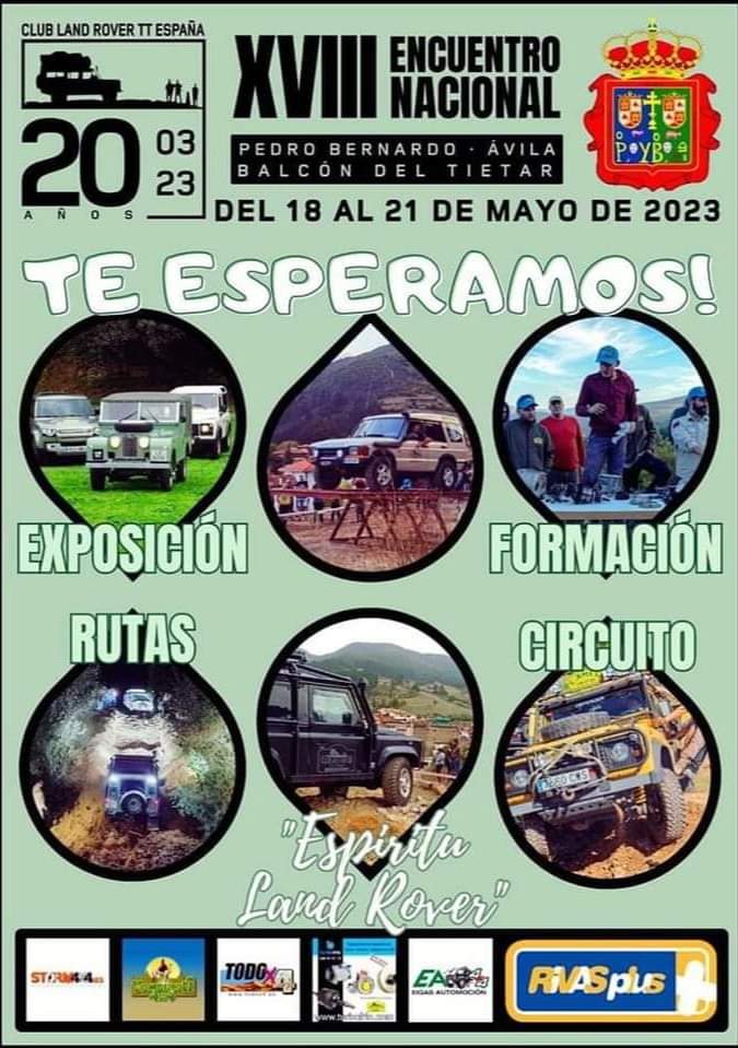 XVIII Encuentro Nacional de Land Rover en Pedro Bernardo