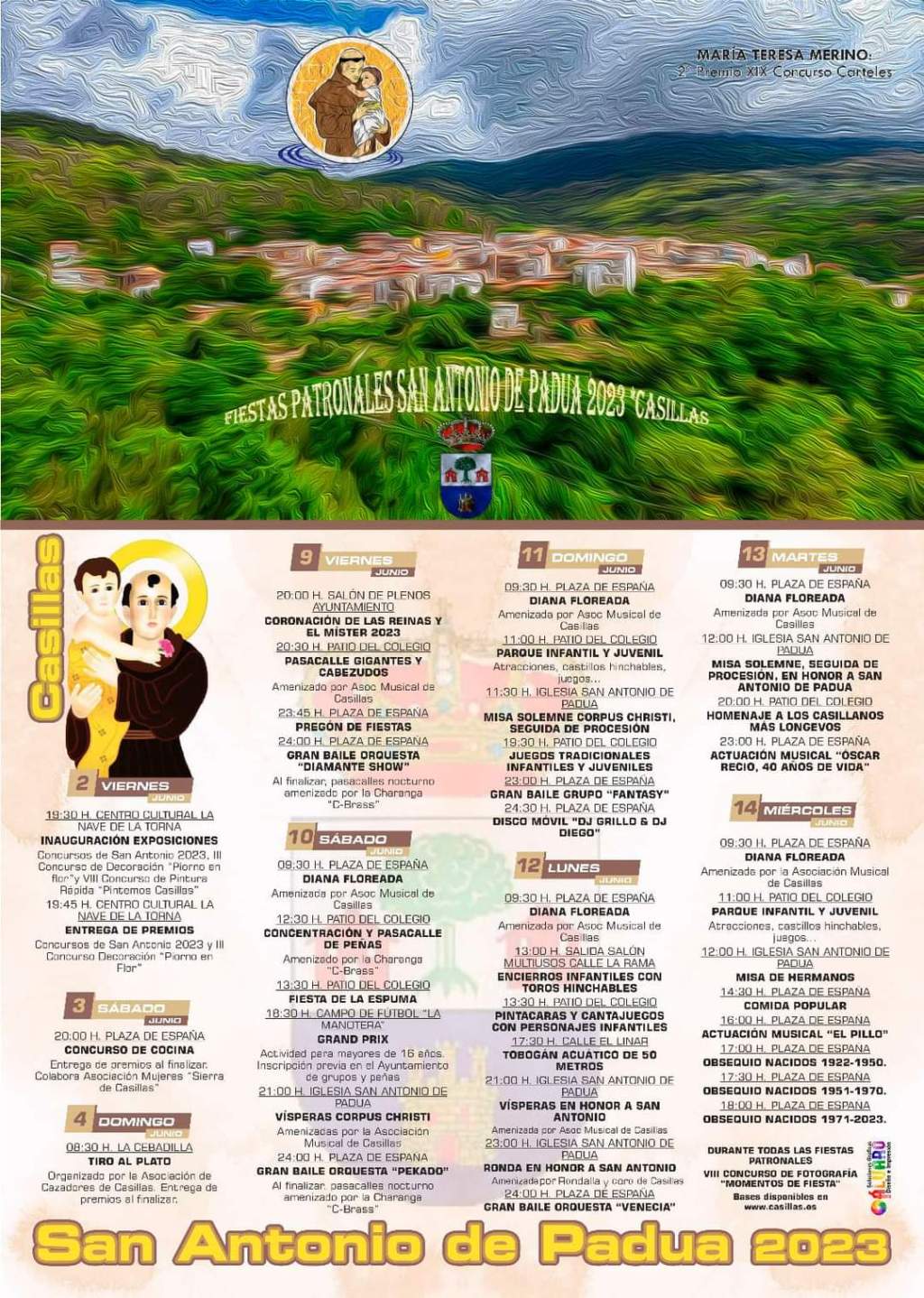 Fiestas de San Antonio de Padua 2023 en Casillas