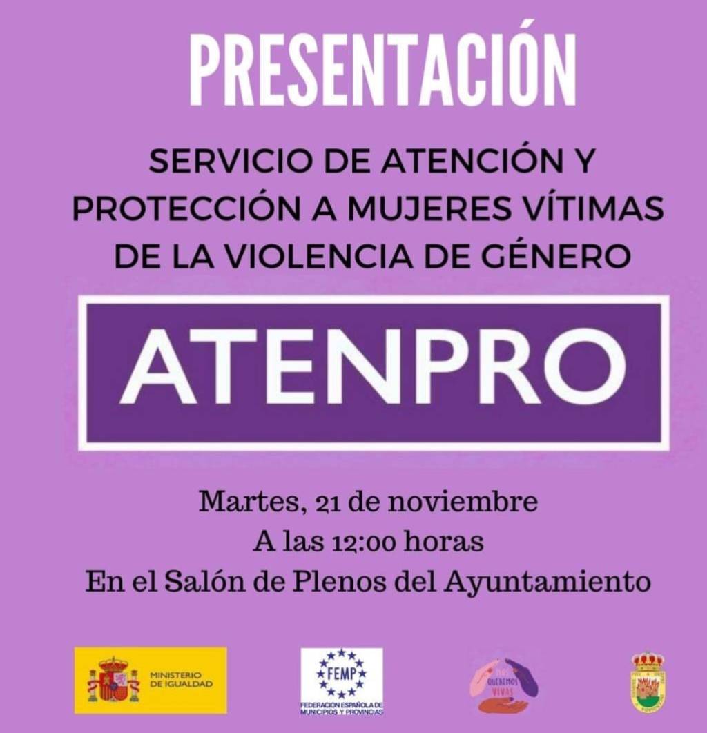 Presentación del servicio ATENPRO en Arenas de San Pedro